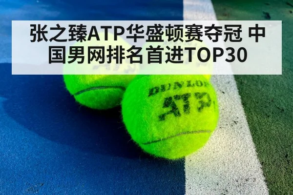 Zhang Zhizhen ATP Washington champion